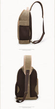 Cargar imagen en el visor de la galería, Picasso - Bolso de hombro cruzado de lona y cuero para cámara de fotos SLR - 3 colores
