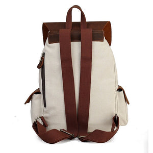 Brugge - Mochila para mujer de cuero y lona - 4 colores