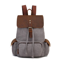 Cargar imagen en el visor de la galería, Brugge - Mochila para mujer de cuero y lona - 4 colores
