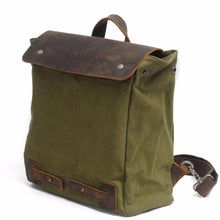 Charger l&#39;image dans la galerie, RAGNAR | Sac à dos en toile et cuir | 4 coloris
