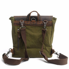 Charger l&#39;image dans la galerie, RAGNAR | Sac à dos en toile et cuir | 4 coloris
