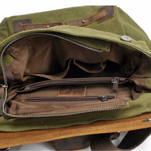 Charger l&#39;image dans la galerie, RAGNAR | Sac à dos en toile et cuir | 4 coloris
