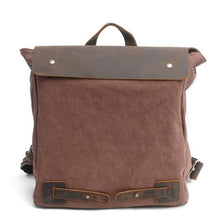 Charger l&#39;image dans la galerie, RAGNAR | Sac à dos en toile et cuir | 4 coloris
