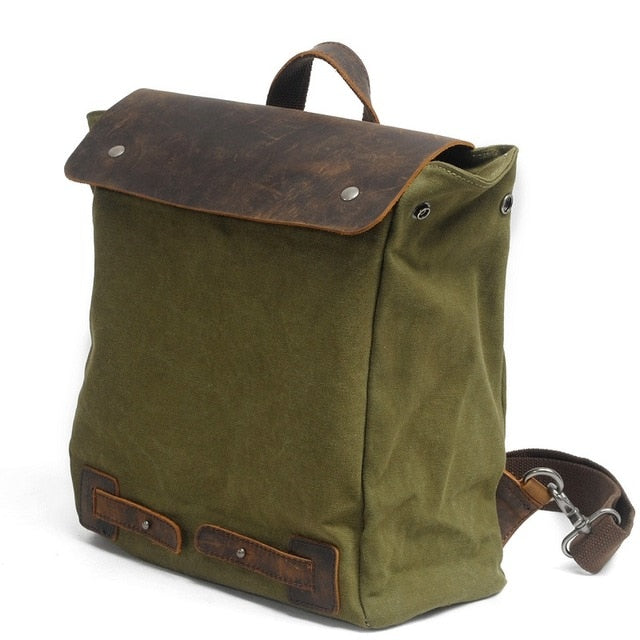 RAGNAR | Sac à dos en toile et cuir | 4 coloris