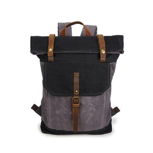 ARMY | Mochila militar lona y cuero | 3 colores