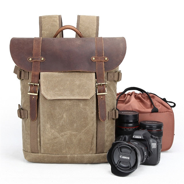 Sacoche Cuir Photosacs Vintage - Pour Appareil Photo Ou Caméra (occasion)