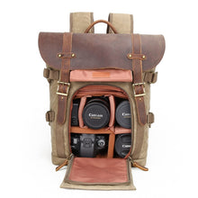 Cargar imagen en el visor de la galería, Mochila para cámara de fotos | Vintage Retro
