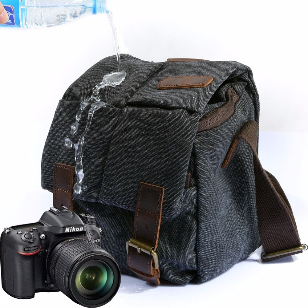 Mochila Bandolera para cámara de fotos Canon, Nikon, Sony, Olympus – MyBack