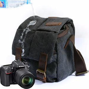 Mochila Bandolera para cámara de fotos Canon, Nikon, Sony, Olympus